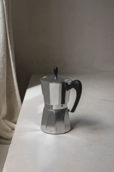 Percolator, 3 kops, aluminium, rvs