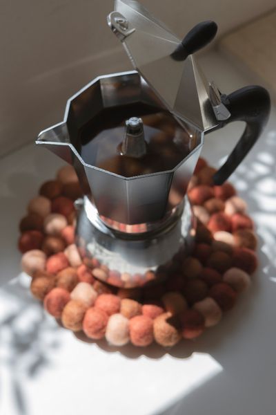 Percolator, 3 kops, aluminium, rvs