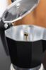 Cafetière italienne, 3 tasses, aluminium, inox Cafetière italienne, 3 tasses, aluminium, inox