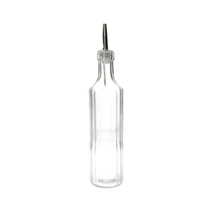 Ribbed glass oil bottle, 500 ml