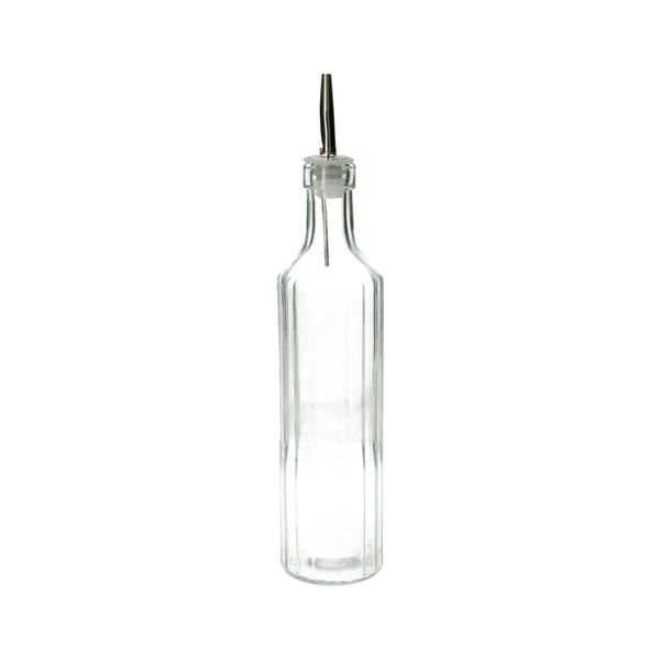 Image of Oliefles, geribbeld glas, 500 ml
