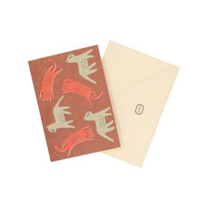 Card with envelope, cats