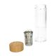 Double-walled infusion bottle, 400ml, heat certificate. glass