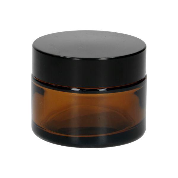 Jar, brown glass 50 ml