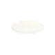 White, organically-shaped, porcelain pastry plate, Ø 16 cm 