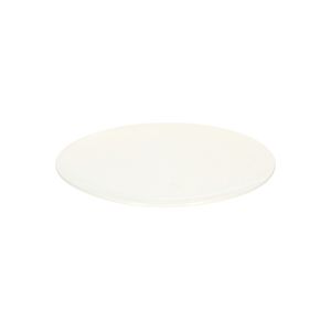 White, organically-shaped, porcelain breakfast plate, Ø 20 cm