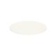 White, organically-shaped, porcelain breakfast plate, Ø 20 cm