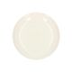 White, organically-shaped, porcelain soup plate, Ø 23 cm