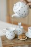 Tasse à thé, trèfles, naturel, porcelaine, Ø 9 cm