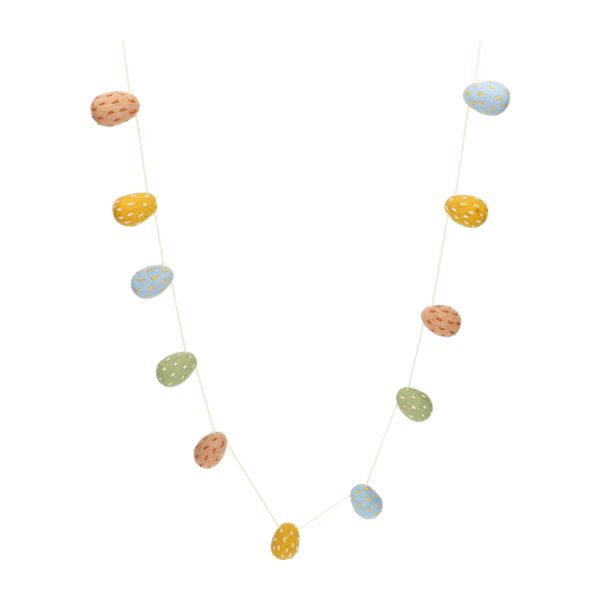 Felt egg garland