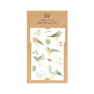 Sticker sheet, various birds