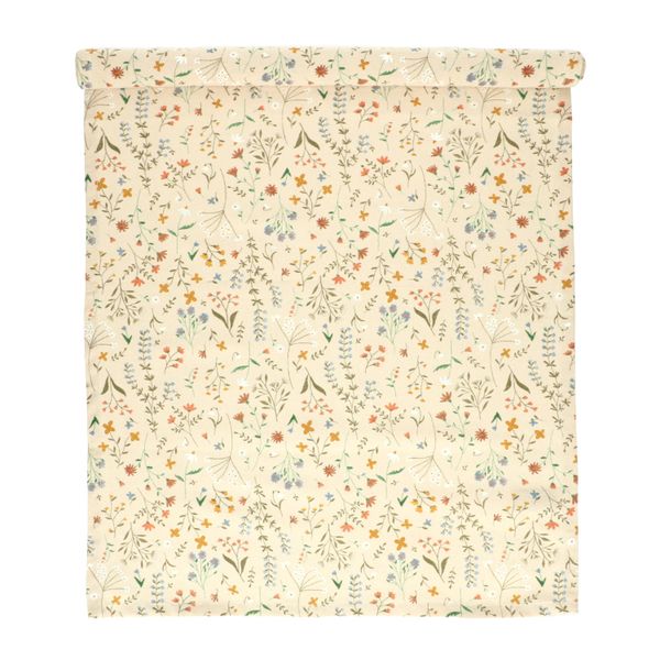 Tafelloper, GOTS bio-katoen, veldbloemen, 50 x 145 cm