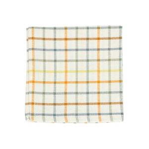 Napkin, GOTS organic cotton, checkered, 40 x 40 cm