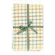 Organic cotton tablecloth with a bright check, 145 x 180 cm