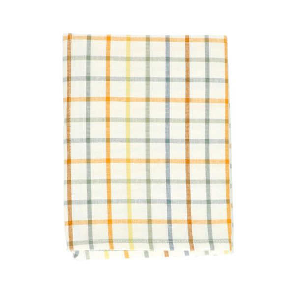 Table runner, GOTS organic cotton, checkered, 50 x 145 cm