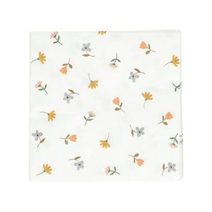 Paper napkins with flower motif, 33 x 33 cm