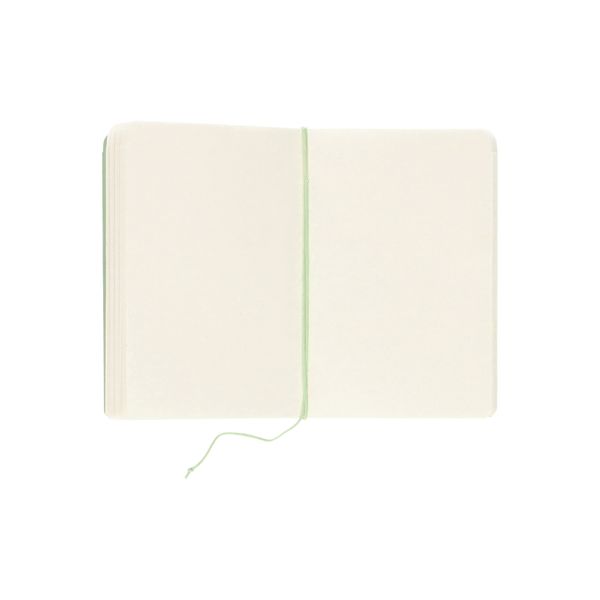A6 green notebook