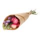 Droogbloemen, gemengd boeket, roze/lila