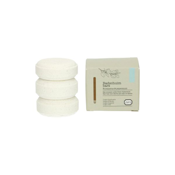 Badschuimbar, eucalyptus&pepermunt, doosje 3 stuks