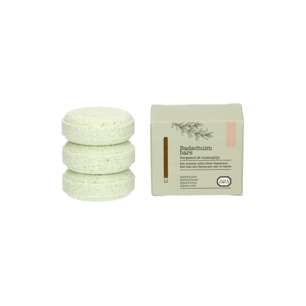 Badschuimbar, bergamot&rozemarijn, doosje 3 stuks