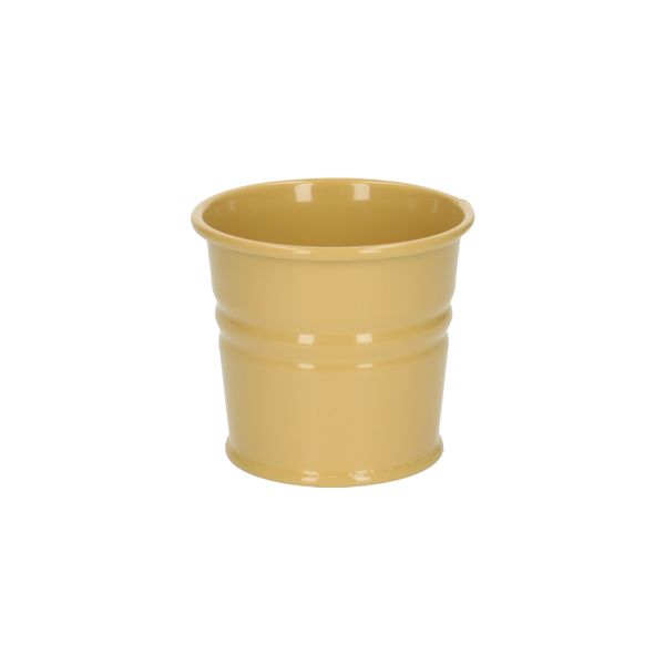 Bloempot, zink, zandkleur,Ø 7 cm