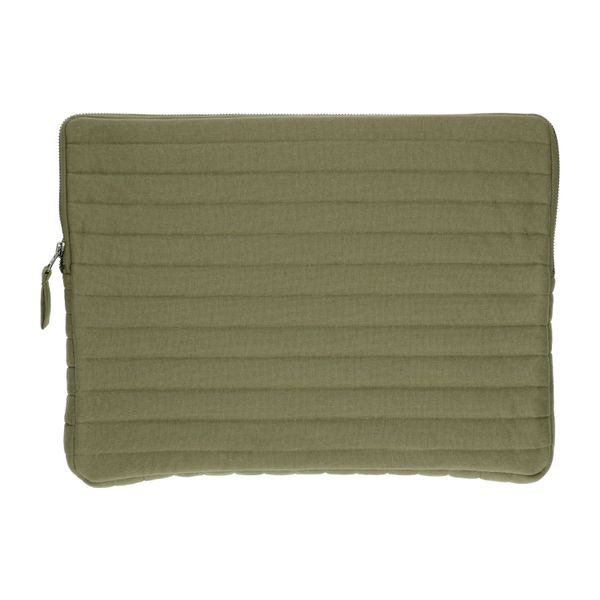 Moss green laptop cover, 15 inch