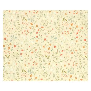 Wrapping paper, field of flowers motif