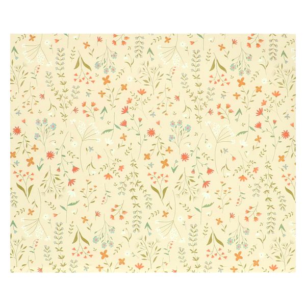 Inpakpapier, bloemenveld, 70 x 250 cm