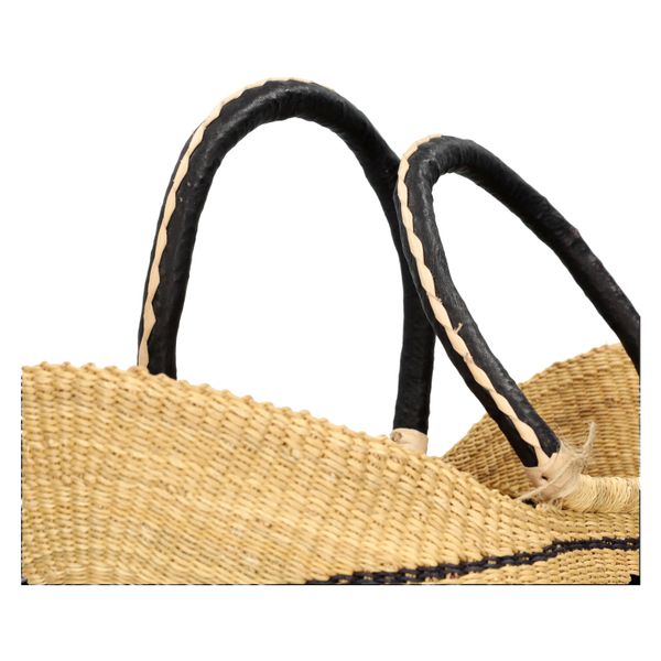 Tas, savannegras, gestreept, groot