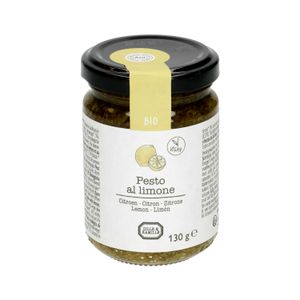 Pesto al limone, biologisch, vegan, 130 gram