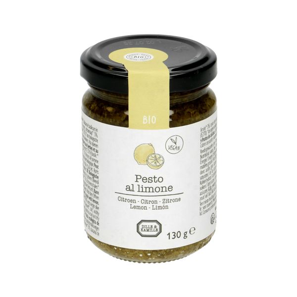 Image of Pesto al limone, biologisch, vegan, 130 gram