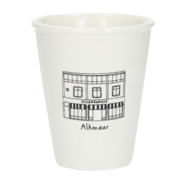 Mug facade, Alkmaar, porcelain, 200 ml