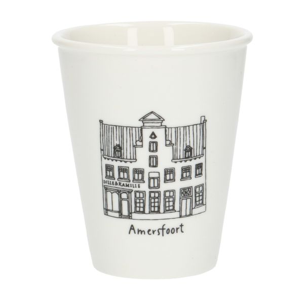 Gevel mok, Amersfoort, porselein, 200 ml