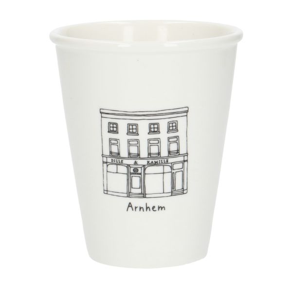 Mug facade, Arnhem, porcelain, 200 ml