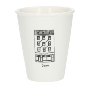 Mug facade, Bonn, porcelain
