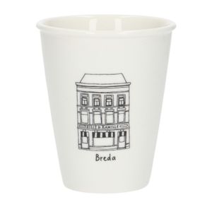 Mug facade, Breda, porcelain