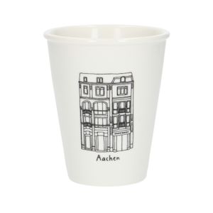 Mug facade, Aachen, porcelain