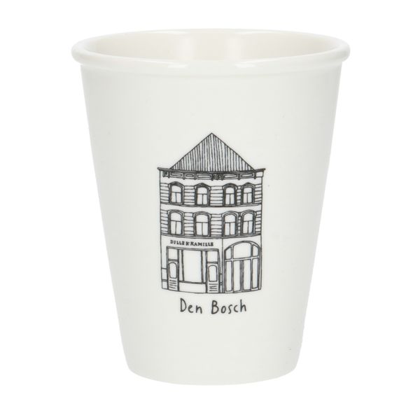 Mug facade, Den Bosch, porcelain