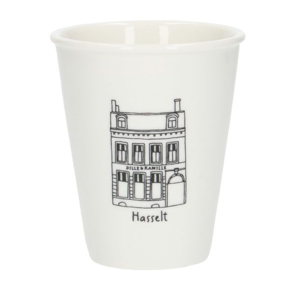 Mug facade, Hasselt, porcelain