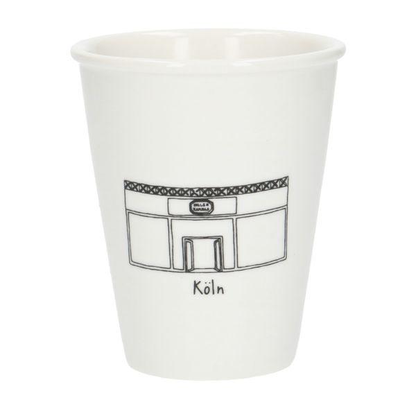 Gevel mok, Keulen, porselein, 200 ml