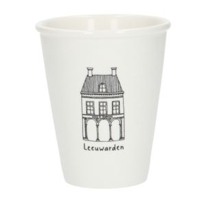 Mug facade, Leeuwarden, porcelain