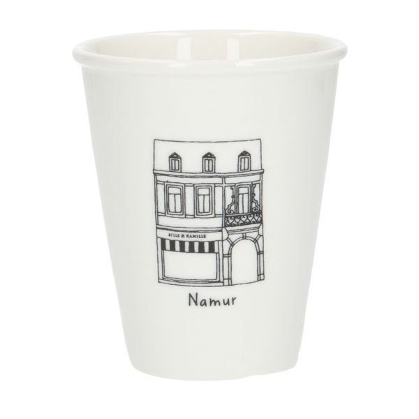 Mug facade, Namur, porcelain, 200 ml