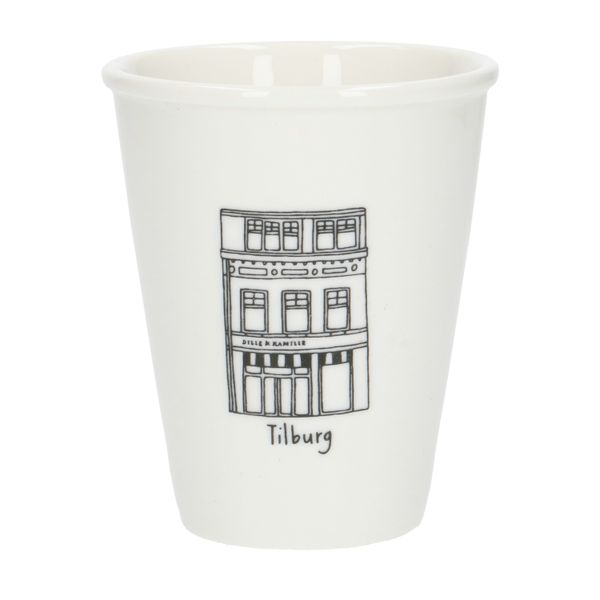 Mug facade, Tilburg, porcelain, 200 ml