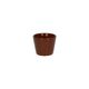 Cognac brown, earthenware flower pot, Ø 7 cm