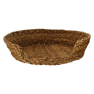 Sea grass dog basket, 90 x 70 x 18 cm