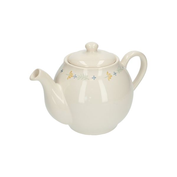 Stoneware teapot with twig motif, 1.5 litres
