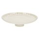 Stoneware cake stand with twig motif, Ø 27 cm