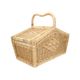 Straight rattan picnic hamper