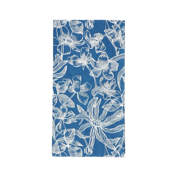 Napkins, paper, flowers, 42 x 33 cm, pack of 16