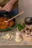 Brosse à champignons, bois de hêtre et fibres tampico